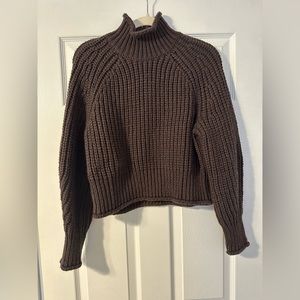 H&M chocolate brown turtleneck